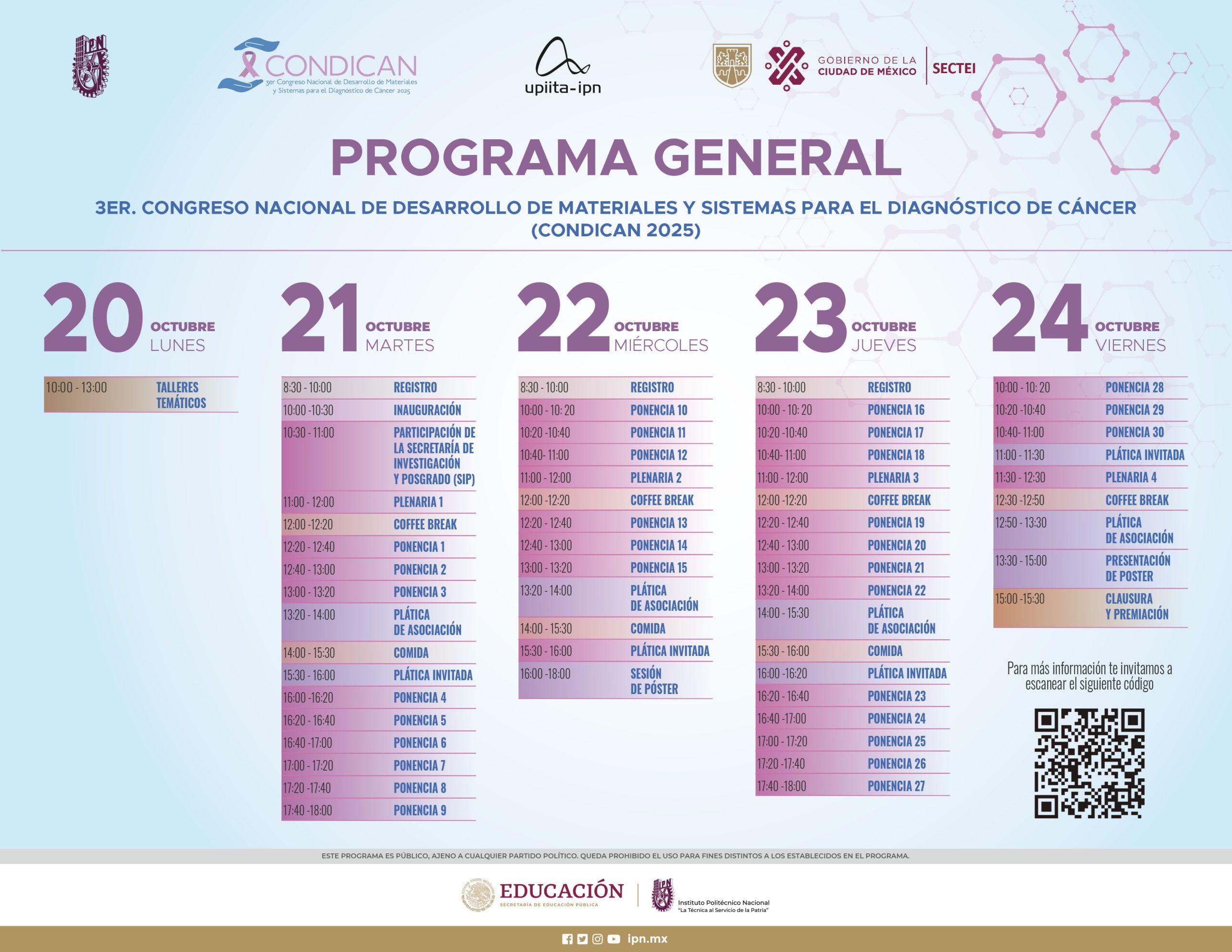 Programa General Condican 2025